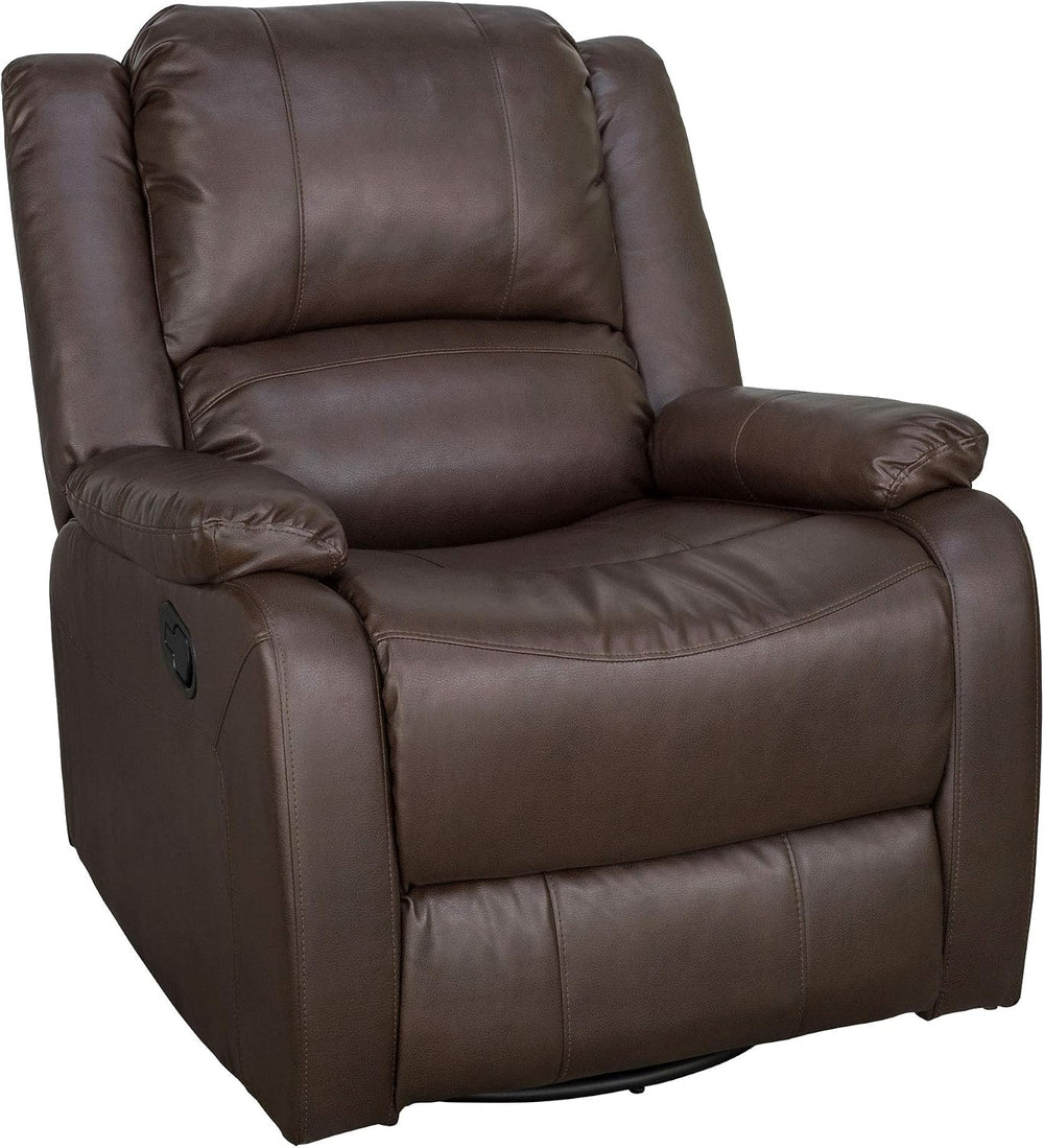 RecPro Charles 30" Swivel Glider RV Recliner, Chestnut, 2-Pack