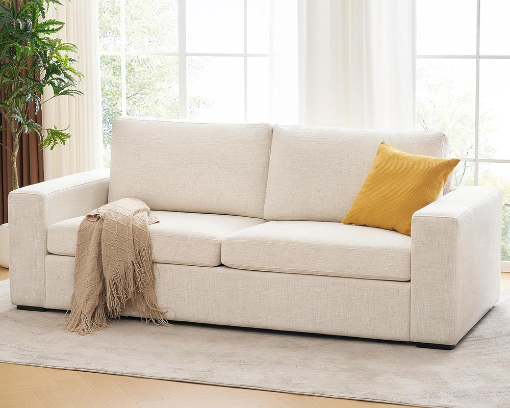 ELUCHANG Oversized 85'' Couches for Living Room, Modern 3-Seater Clou...
