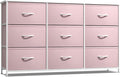 Sorbus Kids Dresser with 9 Drawers - Storage Unit Organizer Chest for Clothes - Bedroom, Kids Room, Nursery, & Closet