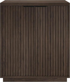 Henn&Hart 28" Wide Rectangular Accent Cabinet in Alder Brown, for Home, Living Room, Bedroom, Entertainment Room, Office