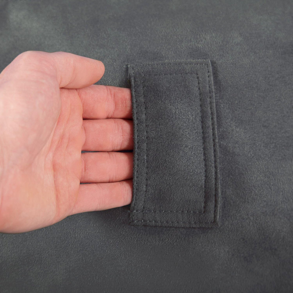 Lumaland Luxury Microsuede Outer Cover for Bean Bags Machine Washable 5-Foot ...