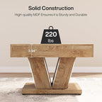 Tribesigns Square Coffee Table, Wood Center Table for Living Room, 31.5" Modern Cocktail Tea Accent Table, Natural