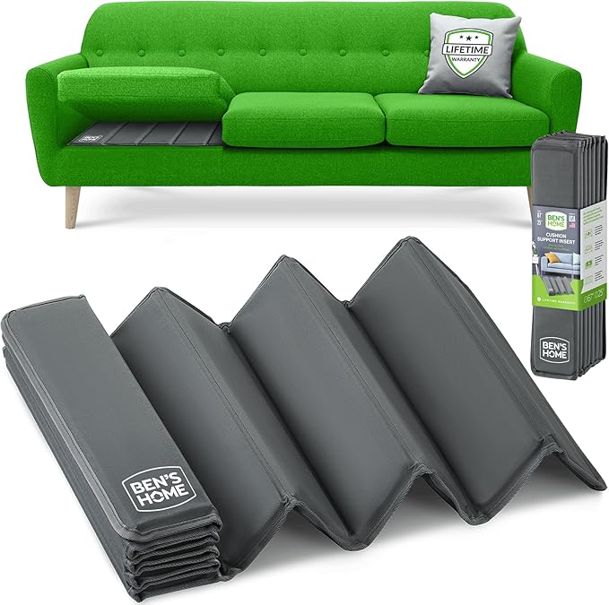 BEN'SHOME® Deep Couch Cushion Support for fix Sagging Seats - Heavy Duty Solid .5" Wood Sofa Support Board | Adjustable 58"-67" x 25" Under Cushion Insert | Non-Slip Furniture Saver | 400 LB Capacity