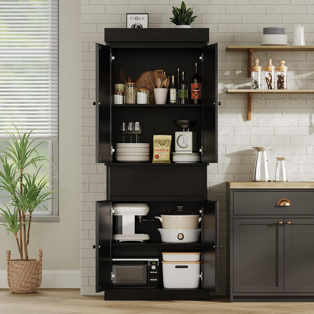 CABIHOME 35.43×16.54×9.45 Inch Entryway Storage Cabinet, MDF+PB+Iron with Rat...