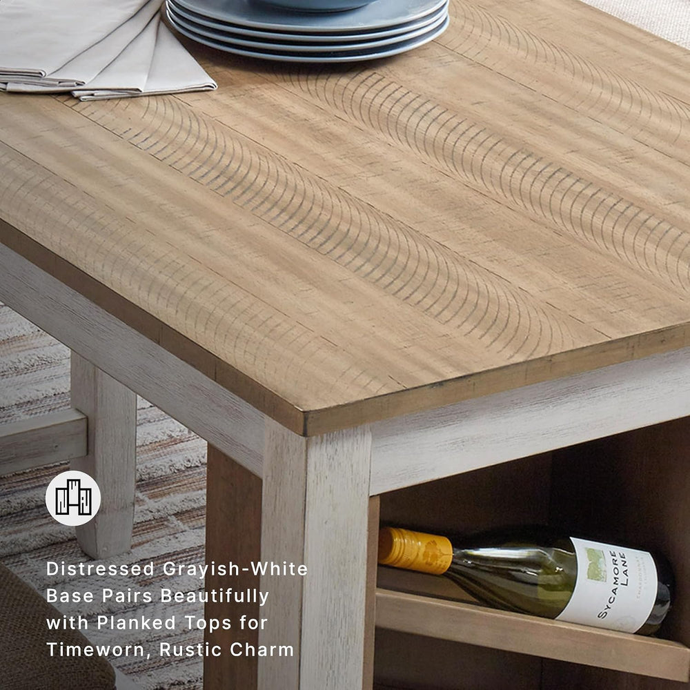 Signature Design by Ashley Skempton Counter Height Dining Table, 60 in