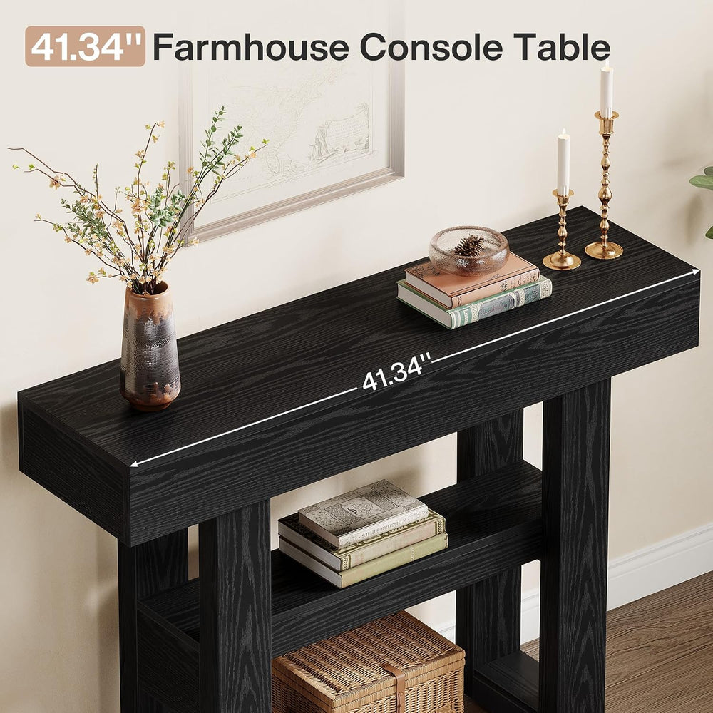 Tribesigns 41.34" Modern Console Table, Sofa Table Behind The Couch | 2-...
