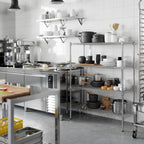 18" Deep x 42" Wide x 54" Height Wire Shelving Kit | 4-Tier | NSF Commercial Storage Rack Unit
