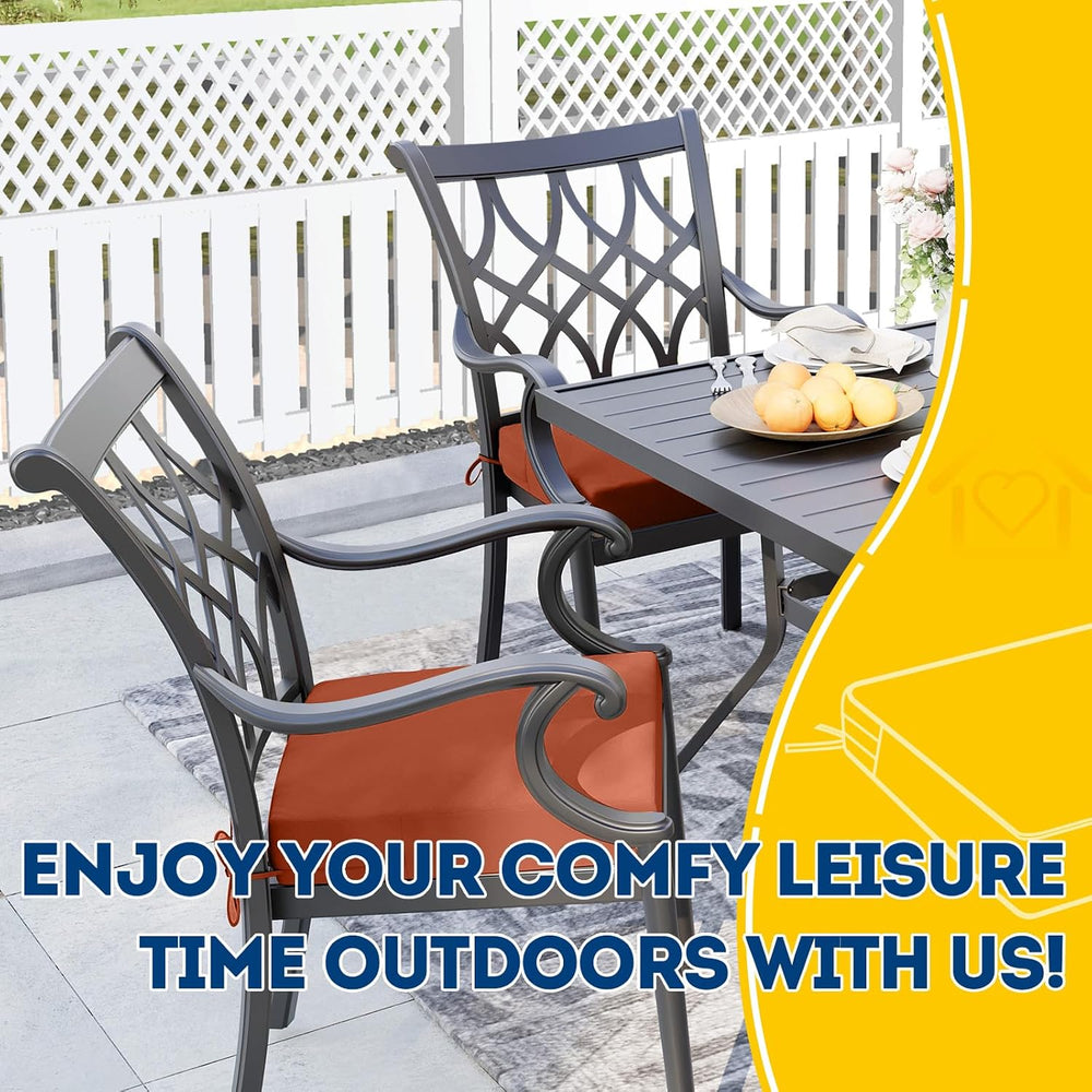 AAAAAcessories Outdoor Chair Cushions, 20 x 20 x 3 inches, Set of 2