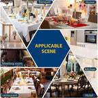 Chair Covers, Stretch Kitchen Chair Covers/Dining Room Chair Covers Set of 8, Removable Washable Dining Chair Slipcovers for Home, Hotel, Banquet
