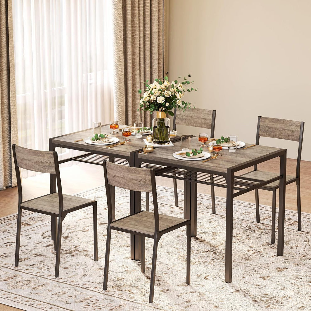 Gizoon 4-Piece Dining Table Set for 4, Kitchen Table