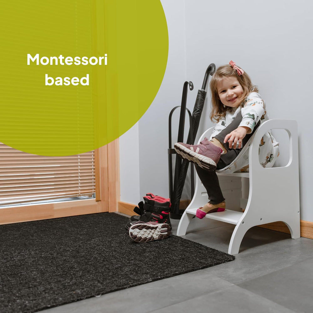 Ette Tete MIIMO • Adjustable Height Toodler Step Stool • Potty Training Toile...