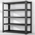 5-Tier Garage Shelving Heavy Duty, 3000 LBS Capacity Metal Storage Rack 24" D x 60" W x 76" H, Adjustable Steel Shelves Unit for Garage, Warehouse, Basement, Pantry, Workshop.1 Pack