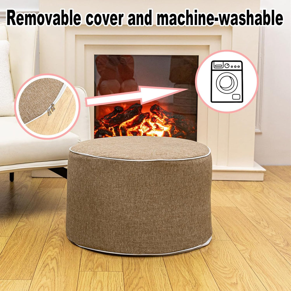 Outdoor Ottoman Outdoor Ottomans for Patio 20x12 Inches Modern Lightweight Fo...