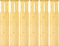 VaeFae 6 Pack Bamboo Drawer Dividers, 4" High Adjustable 11.9-17.1" Clothes Drawer Organizers, Expandable Separators for Bedroom/Bathroom/Kitchen/Office Storage