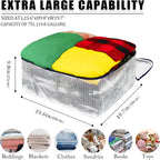 Clear Storage Bags with Zipper, 75L Extra Large Capacity - Closet, Underbed Storage Organizer for Clothes, Bedding, Comforter, Toys, Pillow & Blanket, 3 Pack