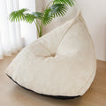 MAXYOYO Bean Bag Chairs for Adult, Giant Bean Bag Couch with Filler, Soft Lazy Sofa 43"x41"x35"