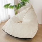 MAXYOYO Bean Bag Chairs for Adult, Giant Bean Bag Couch with Filler, Soft Lazy Sofa 43"x41"x35"