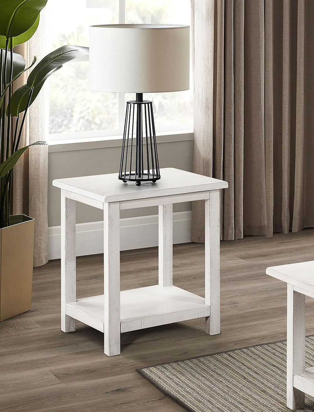 Coaster Home Furnishings - Payne - Wood - Square End Table with Lower Shelf, ...