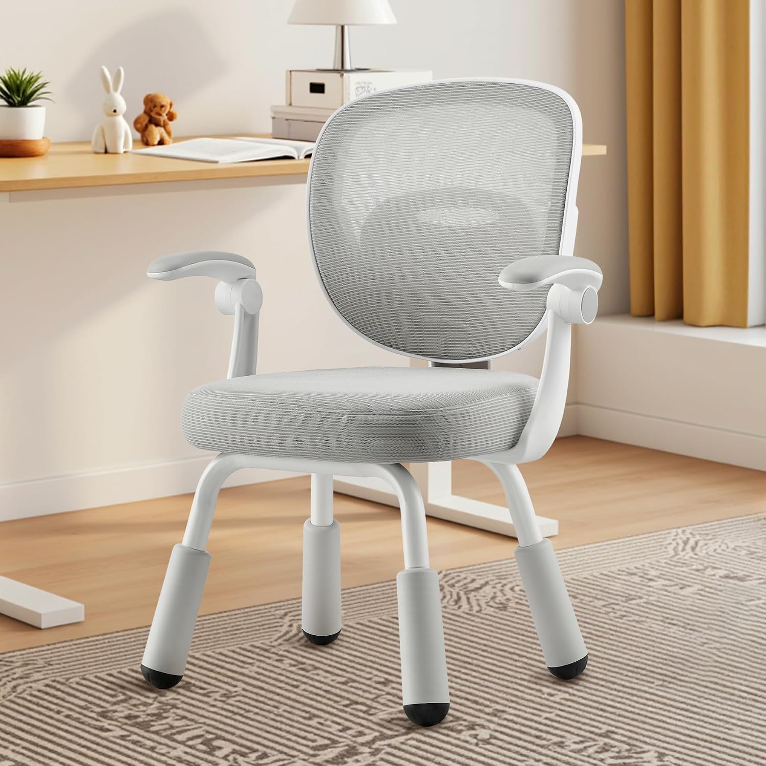 ERIYA Kids Desk Chair, Kids Study Chair,Height-Adjustable with Back Support, Ergonomic Design, Multifunctional for Study, Work & Dining – Ideal for Boys & Girls' Bedrooms & Schools