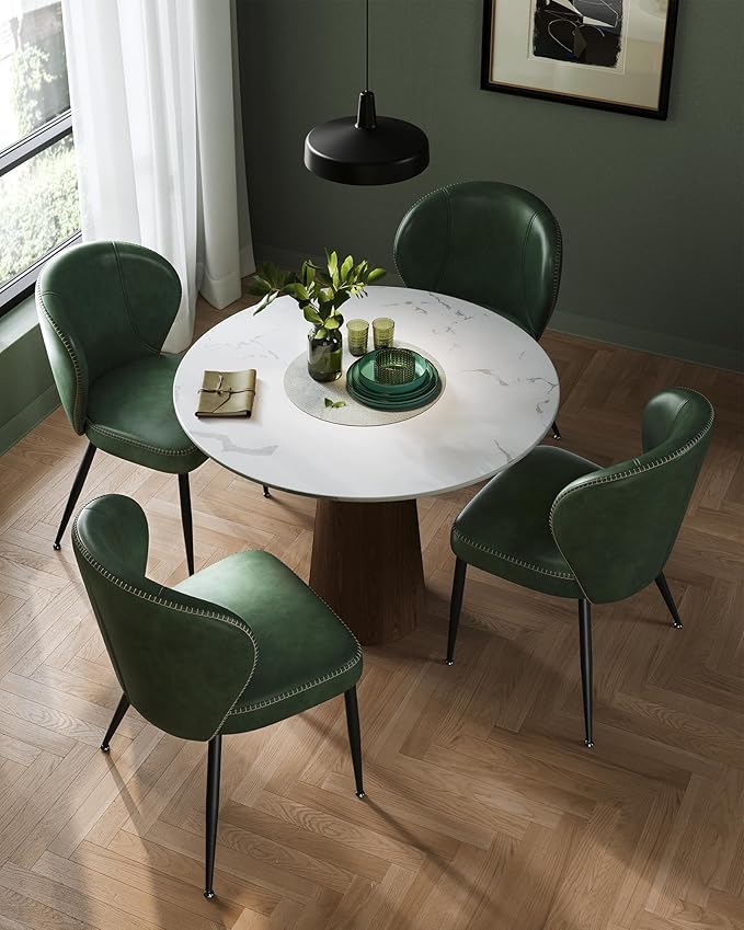 VASAGLE EKHO Collection - Dining Chairs Set of 2, Upholstered Kitchen Chairs,...