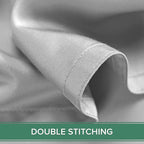 Split King Sheets by Pure Bamboo, Genuine 100% Organic Viscose Derived from Bamboo Bed Sheet Set, Soft & Cooling, Double Stitching *Not for Split Top (Split King, Silver Pearl)