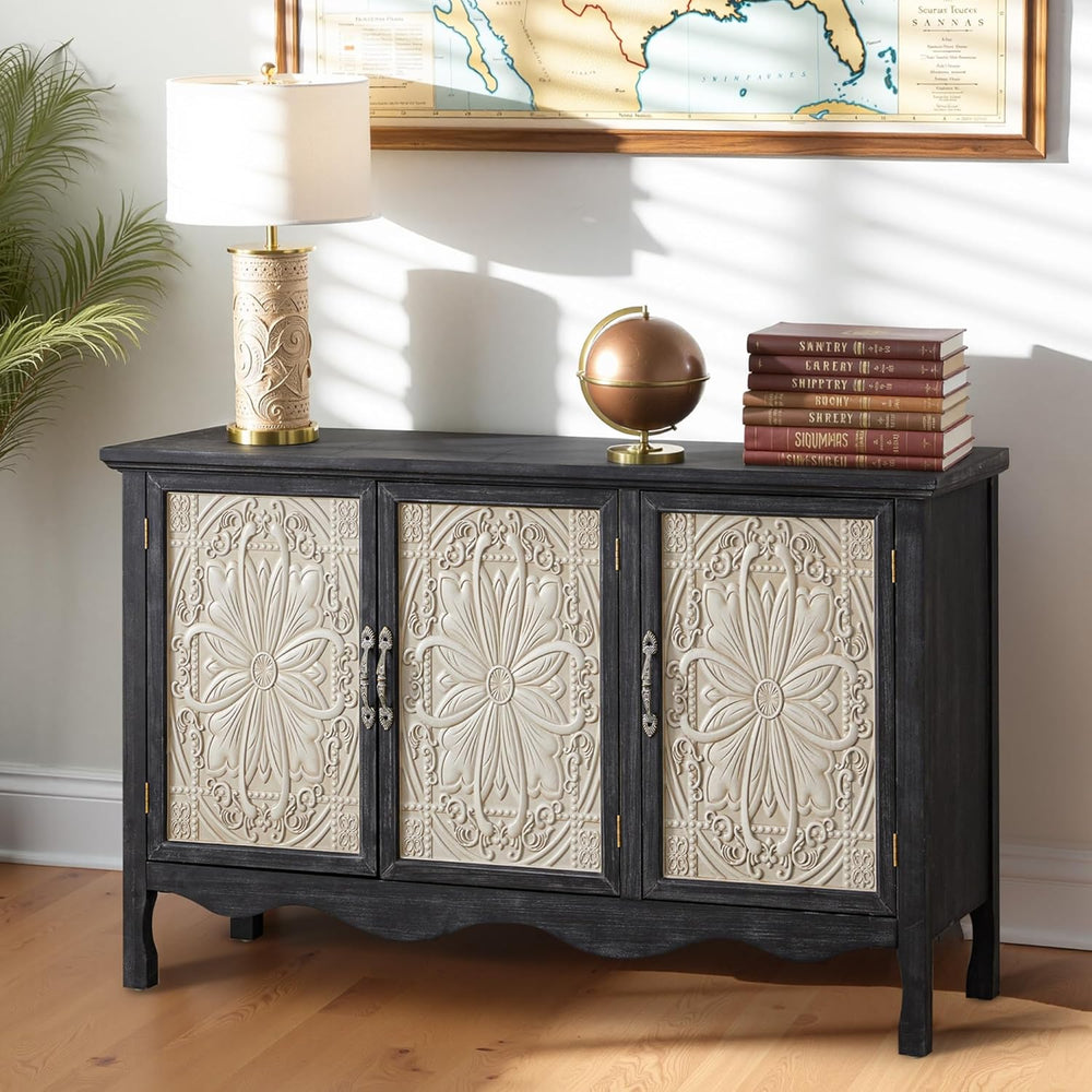 FansaFurn Buffet Sideboard with Storage Set of 2, 31'' Farmhouse Side...