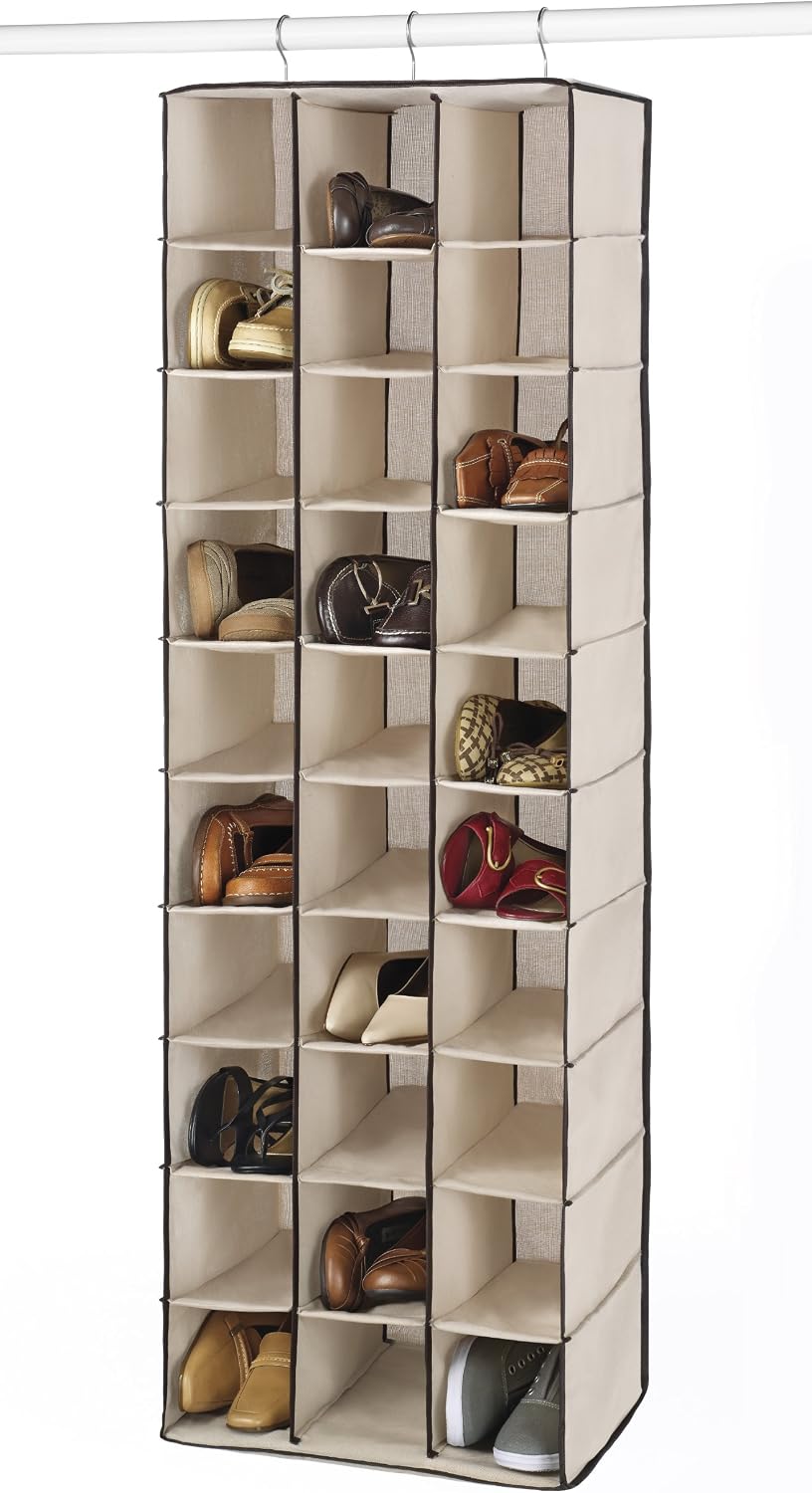 Whitmor Hanging Shoe Shelves 30 Section