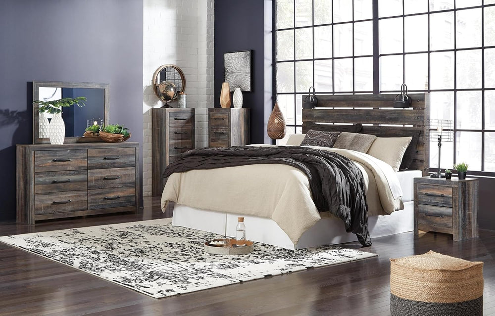 Signature Design by Ashley Drystan Queen Bed Headboard Only, Brown