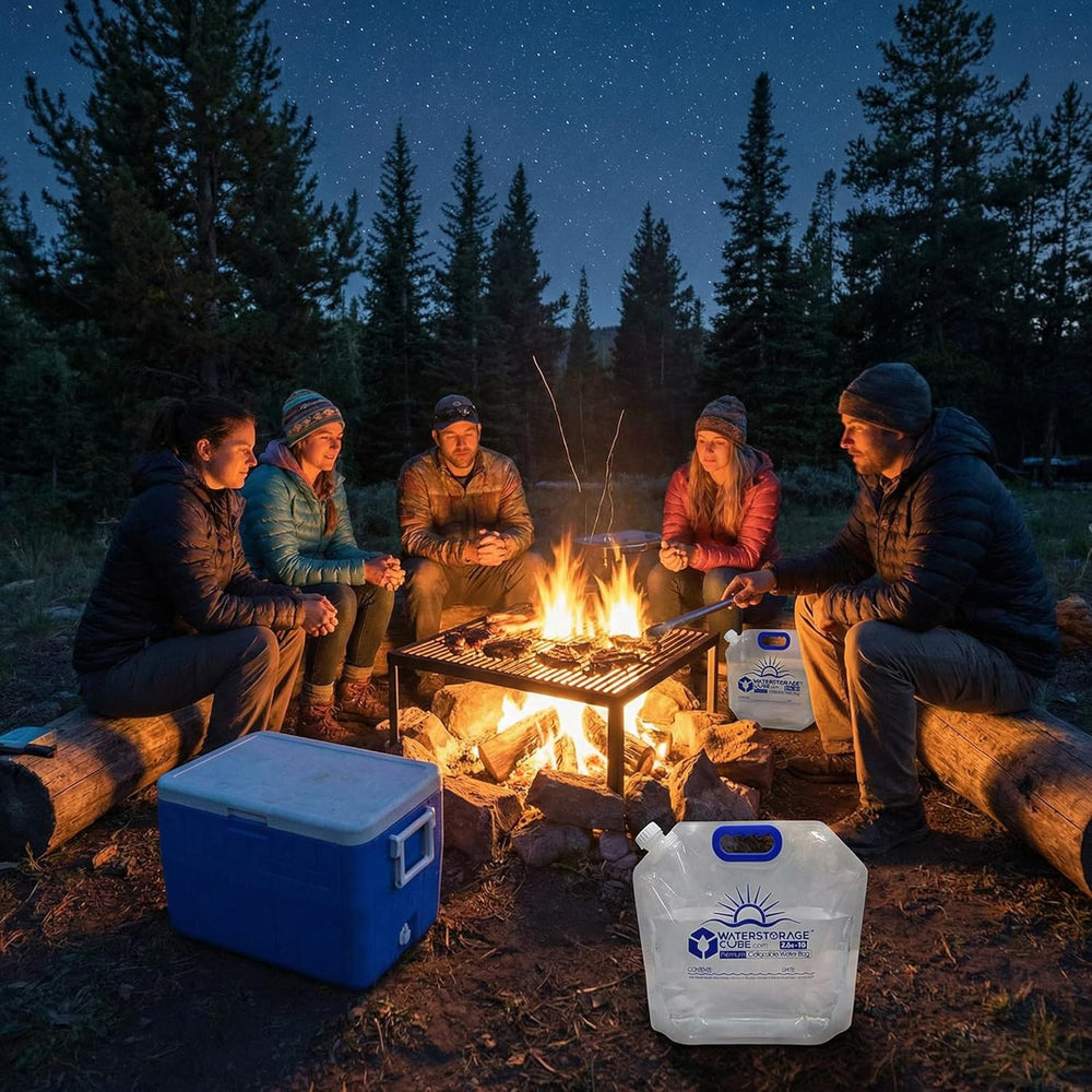 WaterStorageCube Premium Collapsible Water Container Bags
