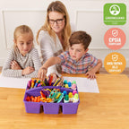 ECR4Kids 30in x 48in Rectangular Hardwood Table with 22in Legs, Kids Furniture, Honey