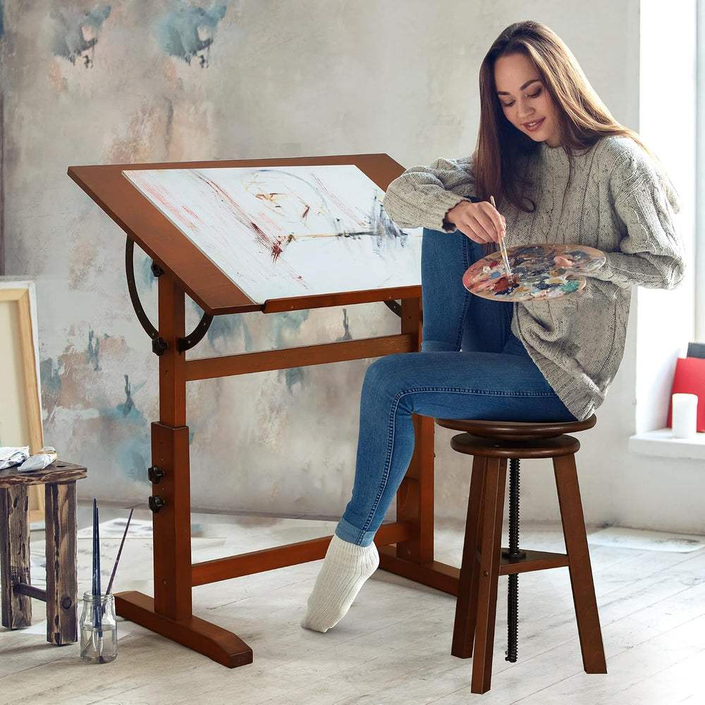 VISWIN Wood Drafting Table for Adults, 24'' x 35" Drawing Table ...