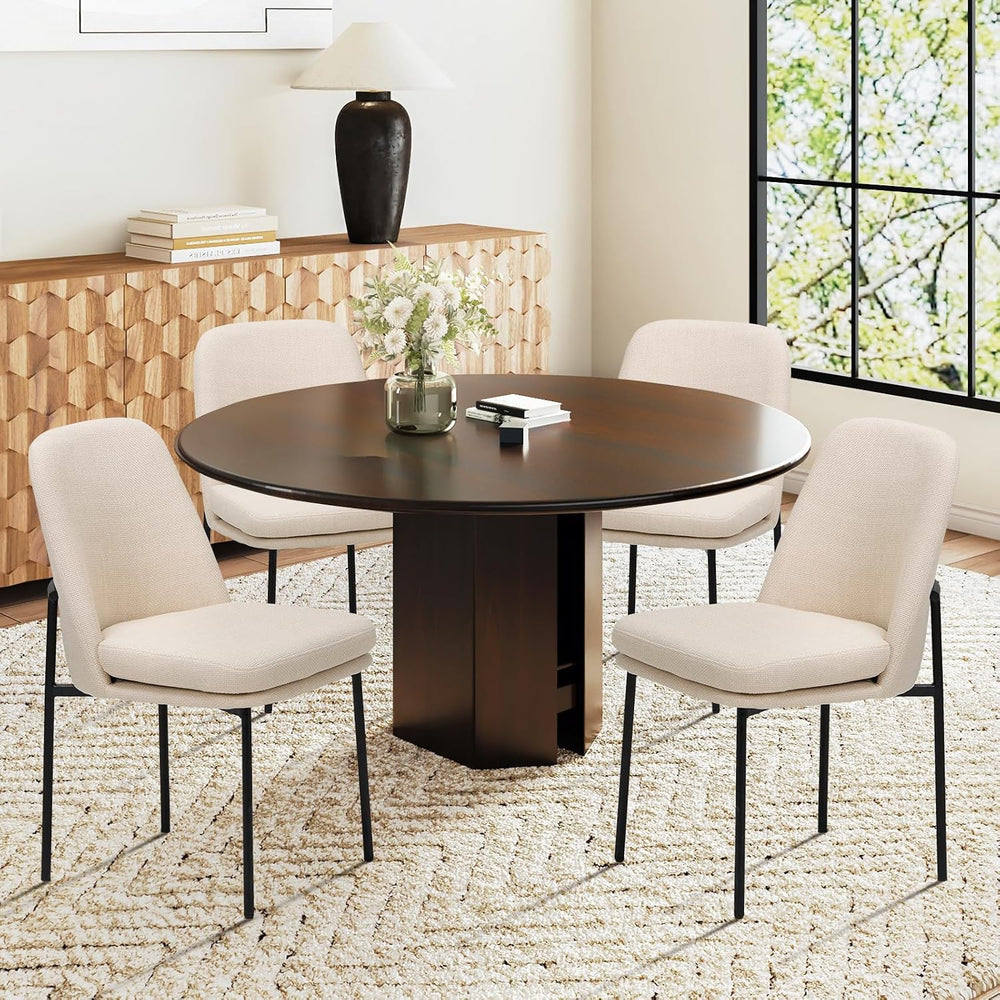 MALOL Dining Chairs Set of 6, Modern Dining Chairs, Fabric Upholstered Dining...