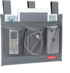 Hanging Bedside Caddy,Bedside Organizer Caddy for Bed Rails(4 Pockets-Grey)