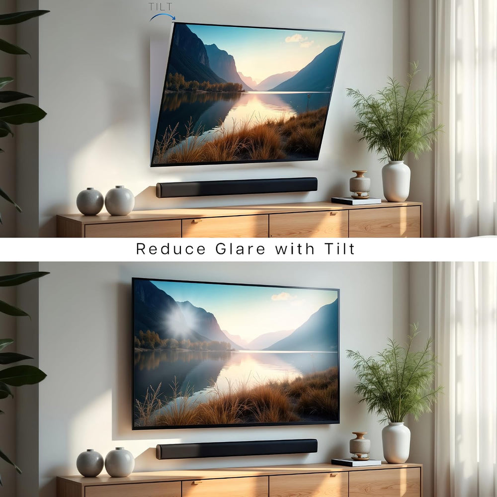 VIVO Black TV Wall Mount with Tilt for 60 to 120 inch Screens, MOUNT-VW120T |...