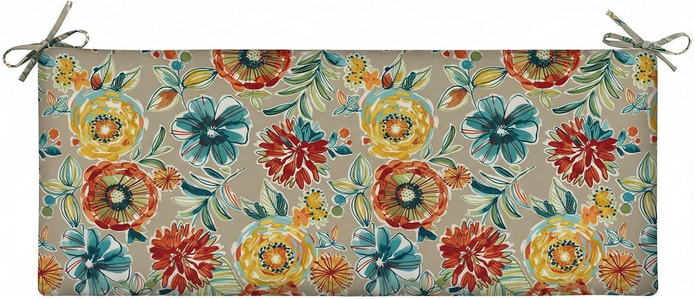 RSH DÉCOR Indoor Outdoor 2" Foam Bench Cushion with Ties | 41" x 20...