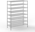 24" Deep x 54" Wide x 74" Height Wire Shelving Kit | 8-Tier | NSF Commercial Storage Rack Unit