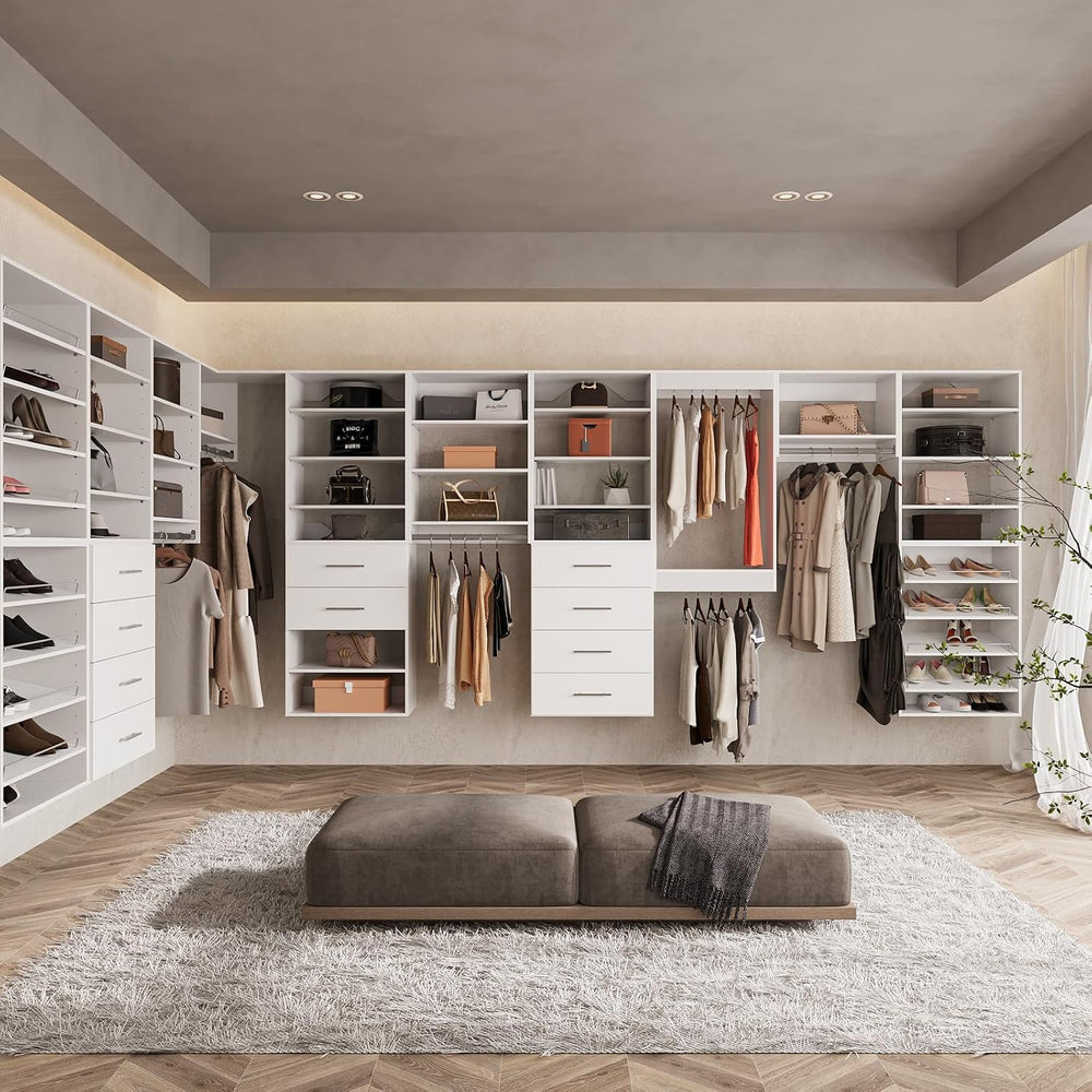 ROOMTEC 34.5" Tall Hanging Closet Unit, Modular Closet System with Hangi...