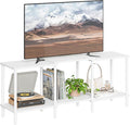 TV Stand, Entertainment Center, Industrial TV Media Console Table with Open Storage Shelves, 2 Tier TV Cabinet for Living Room, Bedroom