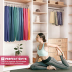 50 Pack Pants Hangers with Clip,Legging Organizer for Closet Hanging, Space Saving Yoga Pants Hangers Clip Hangers Closet Organization,Closet Organizers and Storage for Jeans,Shorts,Skirts,Hats