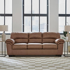 Signature Design by Ashley Walker Point Contemporary Sofa with Removable Cushion, Light Brown