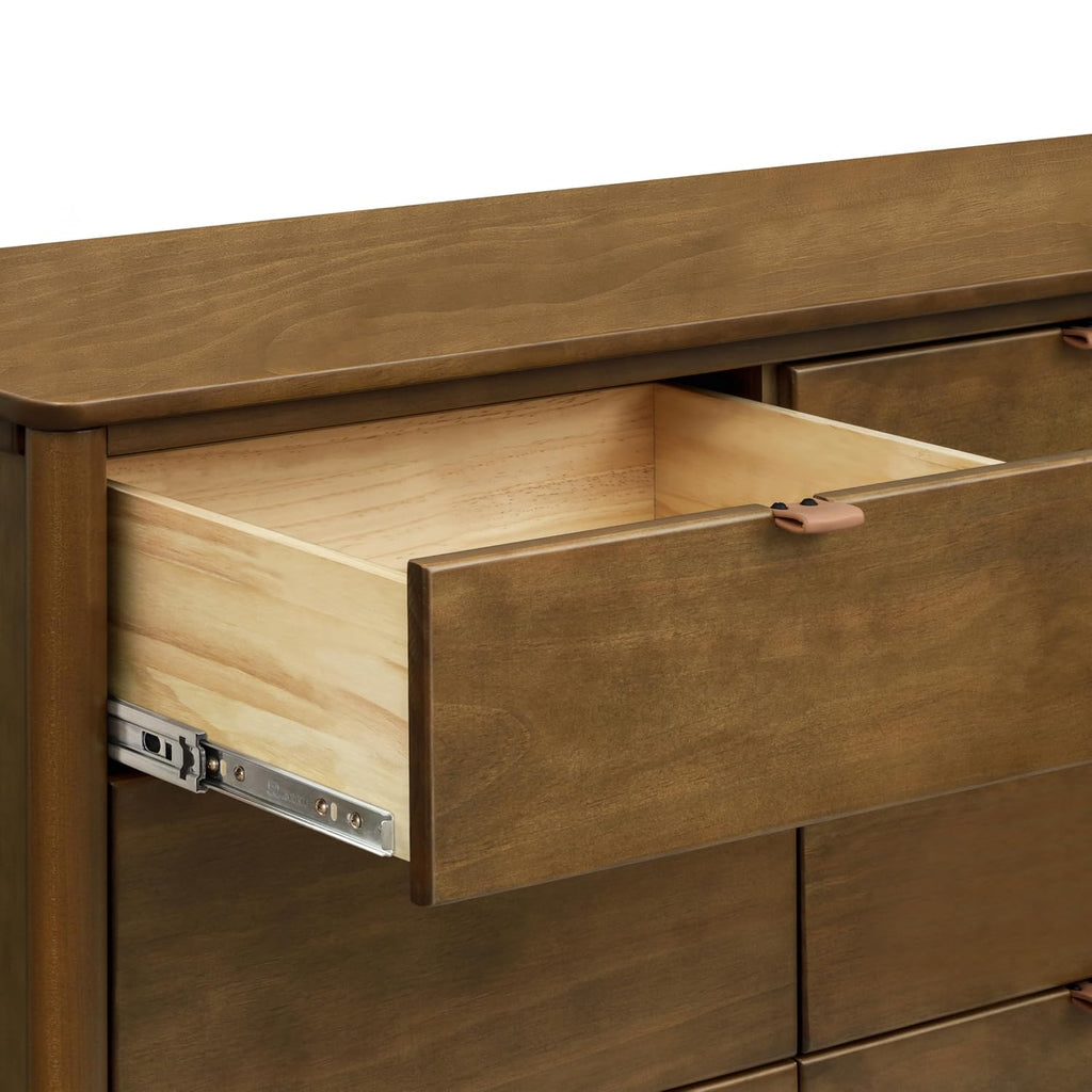 Babyletto Kids 9-Drawer Baby Dresser, GREENGUARD Certified, Natural Walnut | TSCA-Compliant, Boho-Inspired Wooden Dresser for Nursery, Bedroom & Living Room, Ships Fully Assembled, Anti-Tip Kit Included