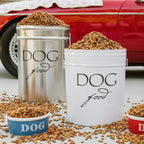 Harry Barker Pet Food Storage Collection, Classic White Food Storage - Small