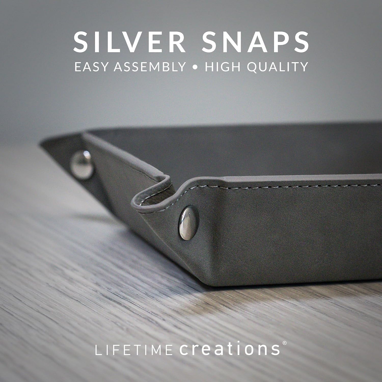 Lifetime Creations Personalized Groomsman Valet Tray - Custom Gifts for Groomsmen Proposal, Vegan Leather Catchall Wedding Gifts (Black, Bow Tie Design)