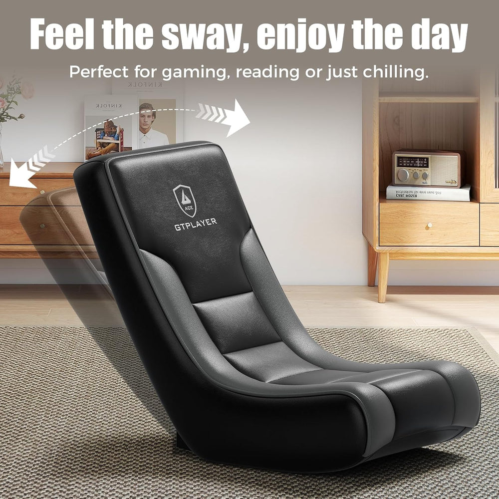 GTPLAYER Floor Rocker Gaming Chair – Adjustable Angle Limiter, Ultra Lightwei...