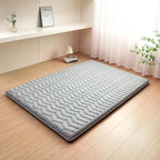 Premium Foam 3.2" Thick Japanese Futon Floor Mattress - Full Size 54"x80" 100% High-Density Foam,Comfortable Sleeping Pad,Tatami Mat for Dorm,Bedroom or Guest Room，Boys Girls Dormitory Pads(Hemp Gray)