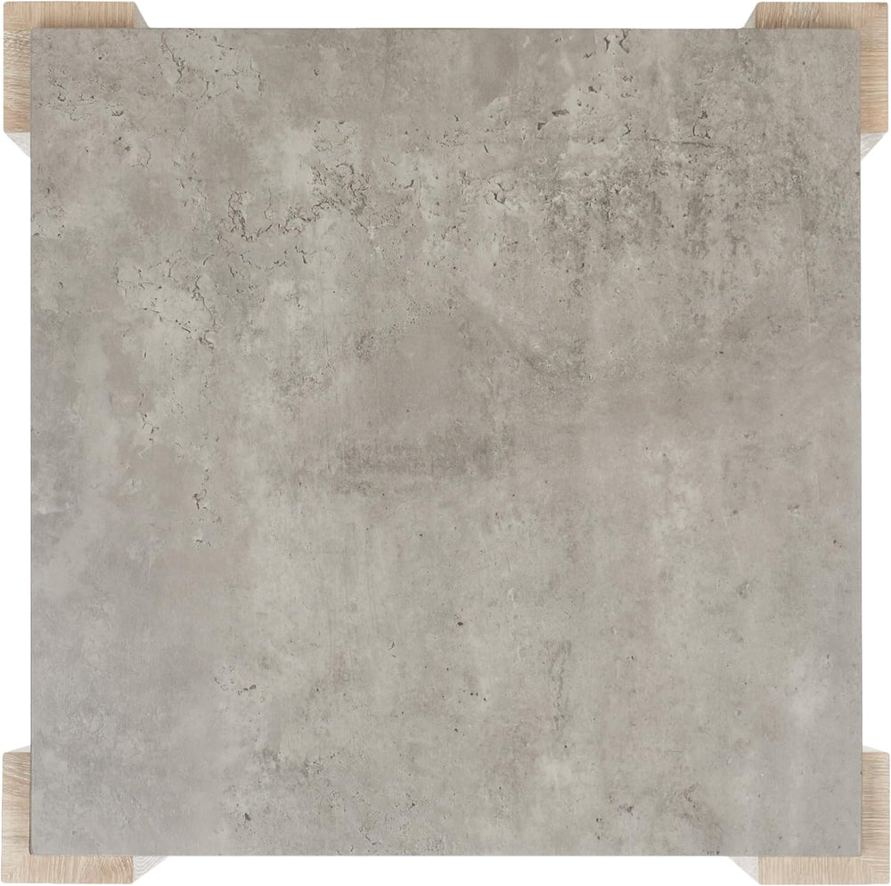 SAFAVIEH Home Collection Coromio Light Grey/Natural End Table for Living Room...