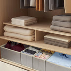 Kootek 16 Pack Drawer Organizer Clothes Dresser Organizers for Clothing | 3 Sizes Bins, Foldable, Breathable Non-Woven Fabric, Closet Organizers and Storage, Easy Assembly, Hold Baby Clothes, Nursery