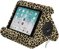 Flippy Original Tablet Pillow Stand & iPad Holder for Lap, Desk & Bed, Multi-Angle with Cubby Storage, Compatible with Kindle, Fire, iPad Pro, Air & Mini, Samsung Galaxy & iPhone, Def Leopard