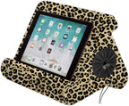 Flippy Original Tablet Pillow Stand & iPad Holder for Lap, Desk & Bed, Multi-Angle with Cubby Storage, Compatible with Kindle, Fire, iPad Pro, Air & Mini, Samsung Galaxy & iPhone, Def Leopard