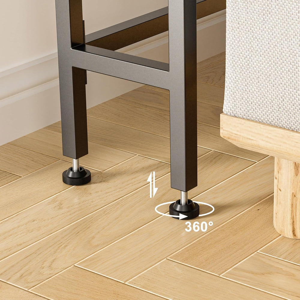 47.2" Console Table with Power Outlets, Narrow Entryway Table with Charg...
